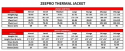 large JACKET THERMAL